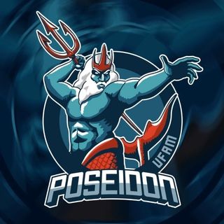 Logo da Atlética Poseidon 🧜🏽‍♂️